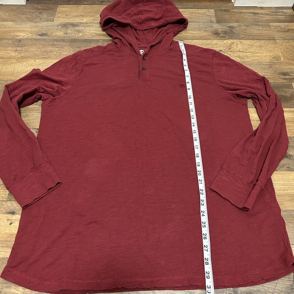Timberland Burgundy Hooded Sweatshirt - Picture 4 of 7